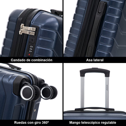 Porte-bagages, coque rigide ABS pour véhicule et déplacements – vue détaillée 11