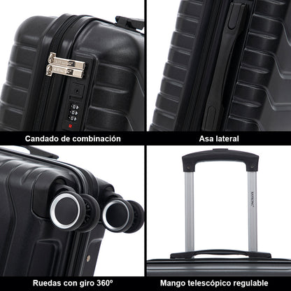 Porte-bagages, coque rigide ABS pour véhicule et déplacements – vue détaillée 29