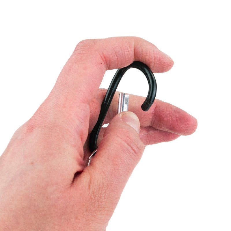 Porte-clés carabiné, métal pour véhicule et déplacements – vue détaillée 4