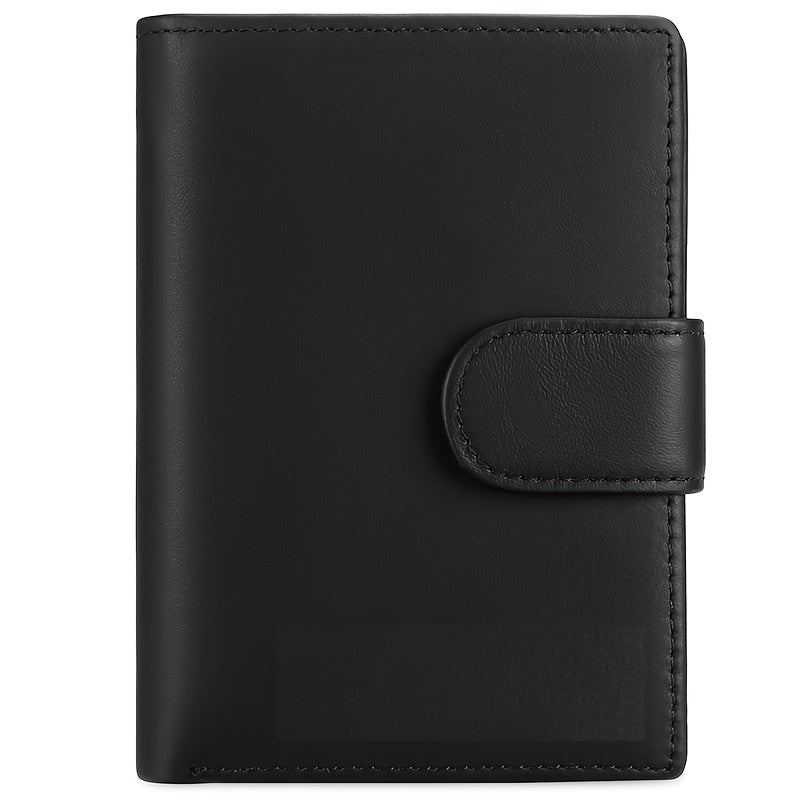 Portefeuille en Cuir Véritable, Orange pour véhicule et déplacements – vue détaillée 3