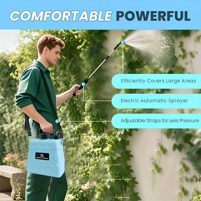 Pulvérisateur électrique, rechargeable pour jardin et terrasse – vue détaillée 8
