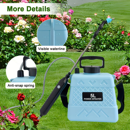 Pulvérisateur électrique, rechargeable pour jardin et terrasse – vue détaillée 12