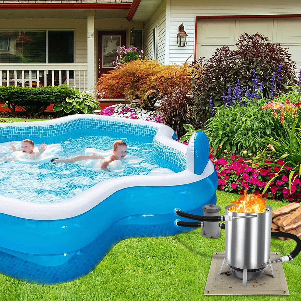 Racks et couvre-gril d’extérieur, acier inoxydable pour Piscines et quotidien – vue détaillée 6