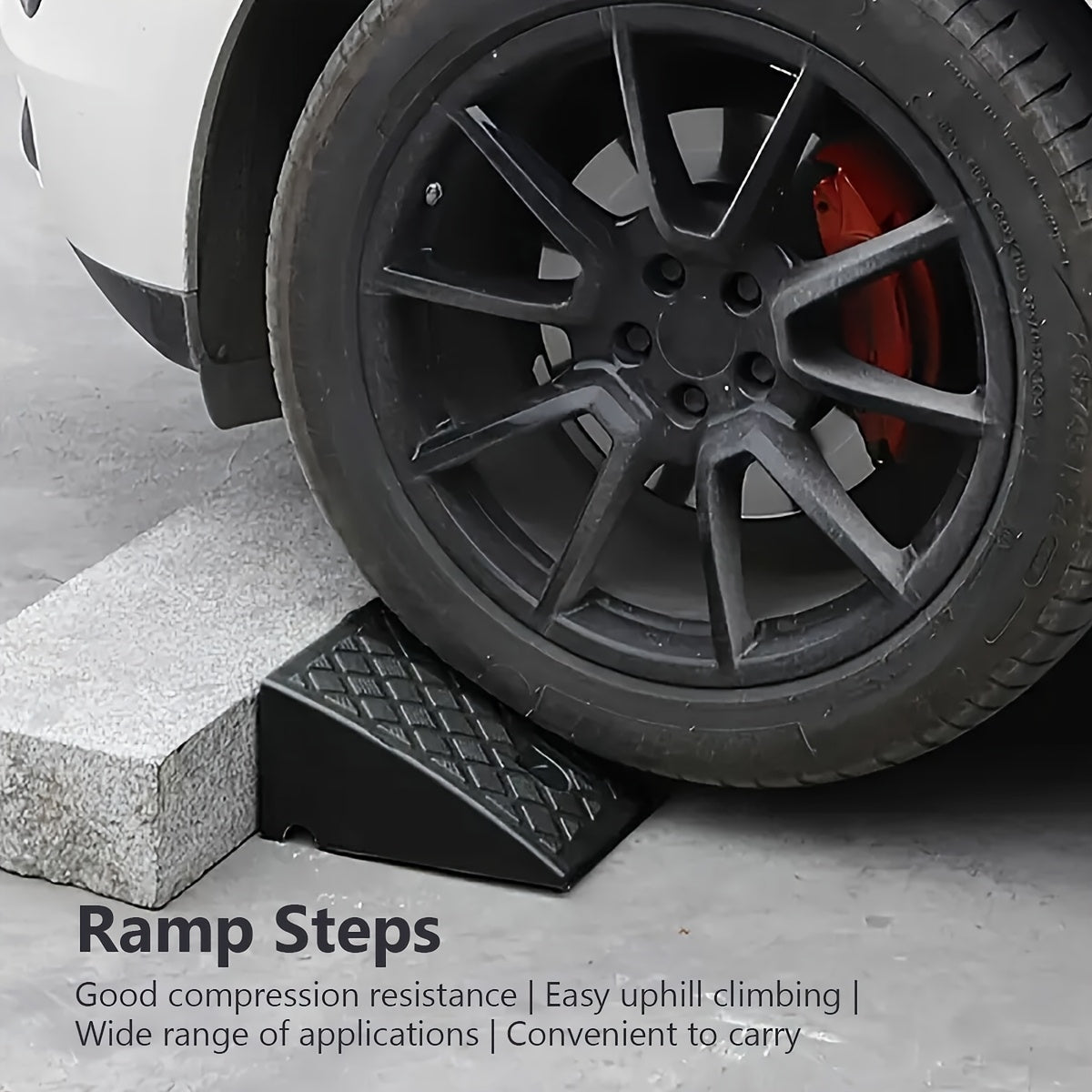 Rampe portable pour véhicules, plastique pour voiture et moto – vue détaillée 5