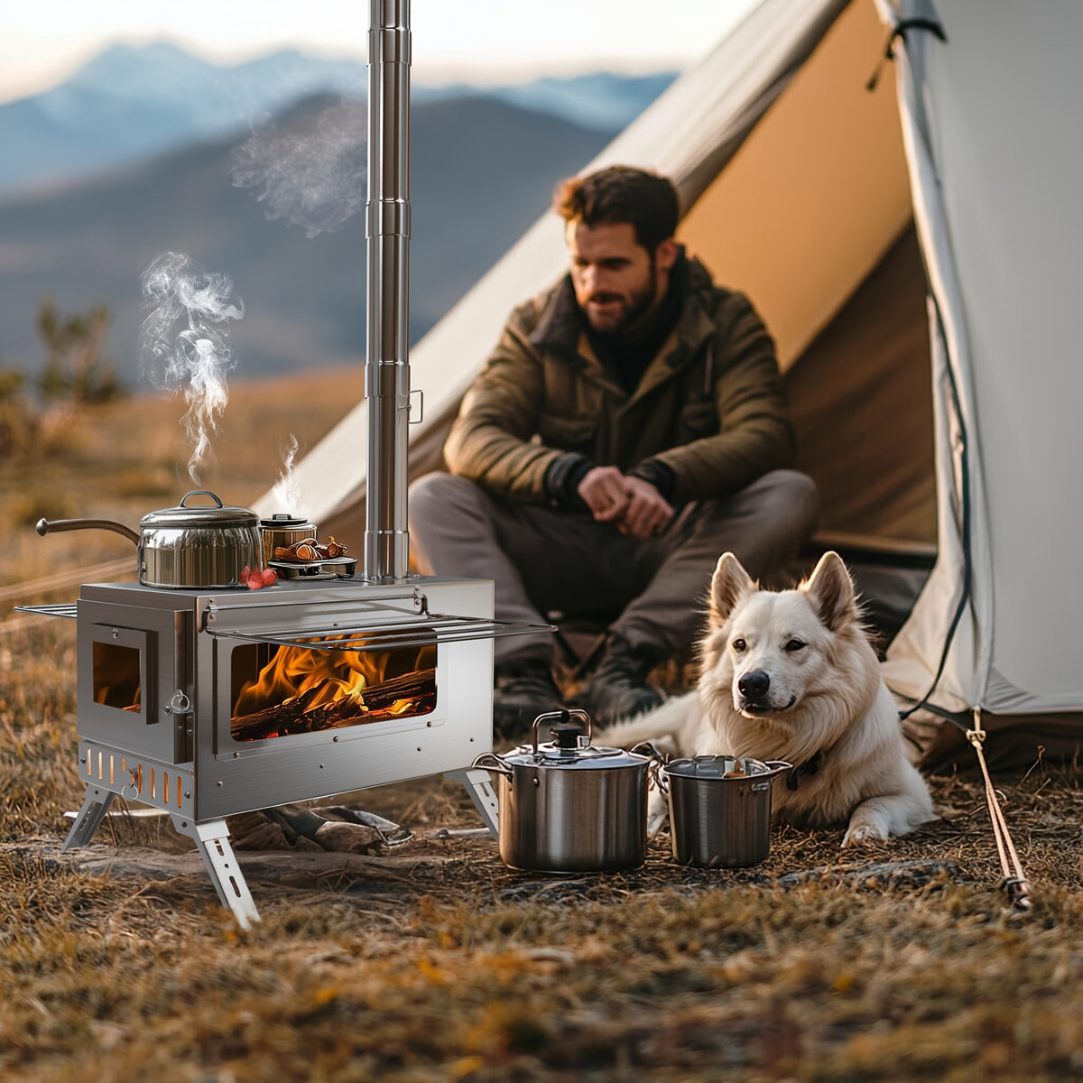 Réchauds portables, acier inoxydable pour cuisine et coin repas – vue détaillée 3