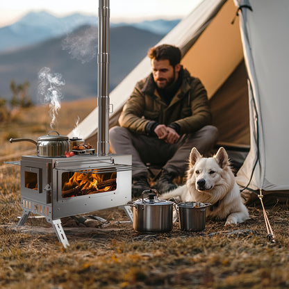Réchauds portables, acier inoxydable pour cuisine et coin repas – vue détaillée 3