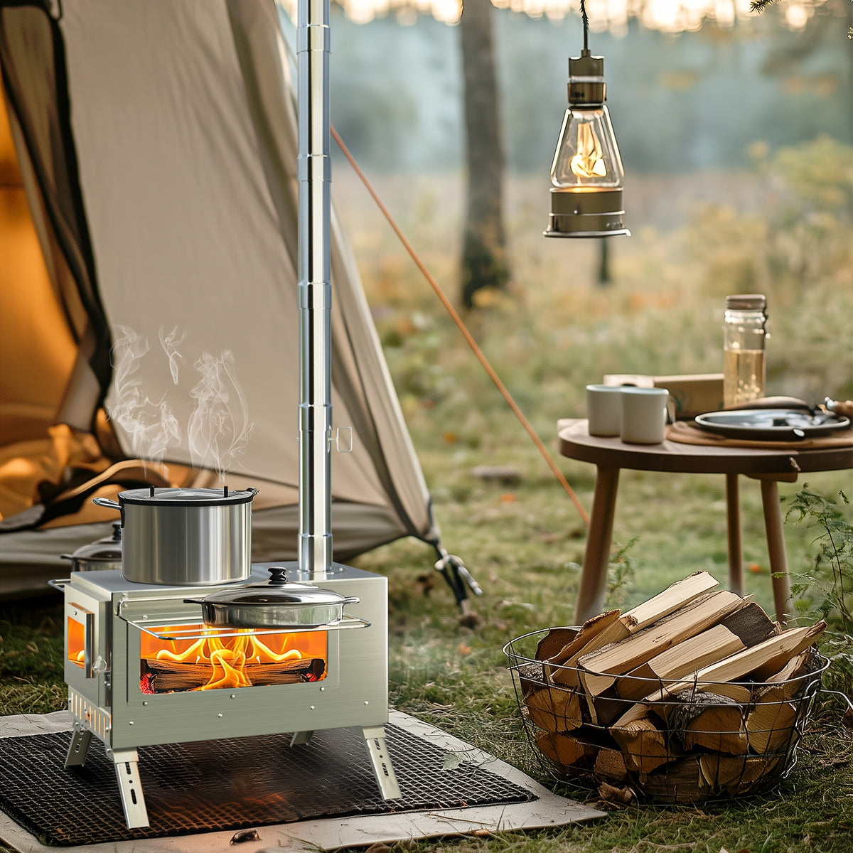 Réchauds portables, acier inoxydable pour cuisine et coin repas – vue détaillée 7