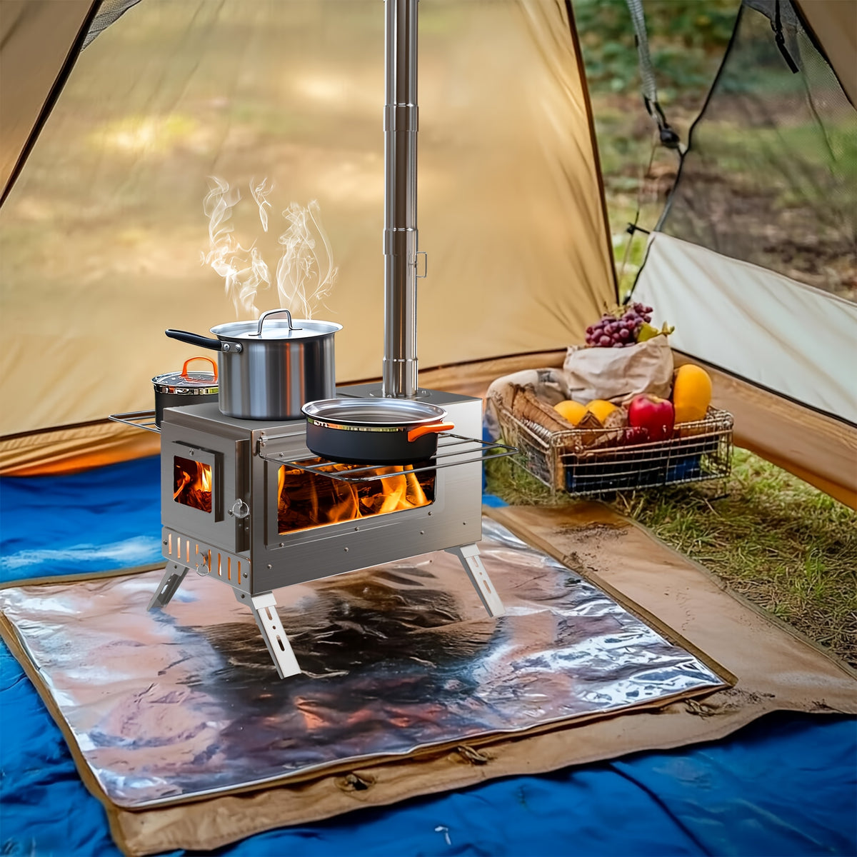 Réchauds portables, acier inoxydable pour cuisine et coin repas – vue détaillée 8