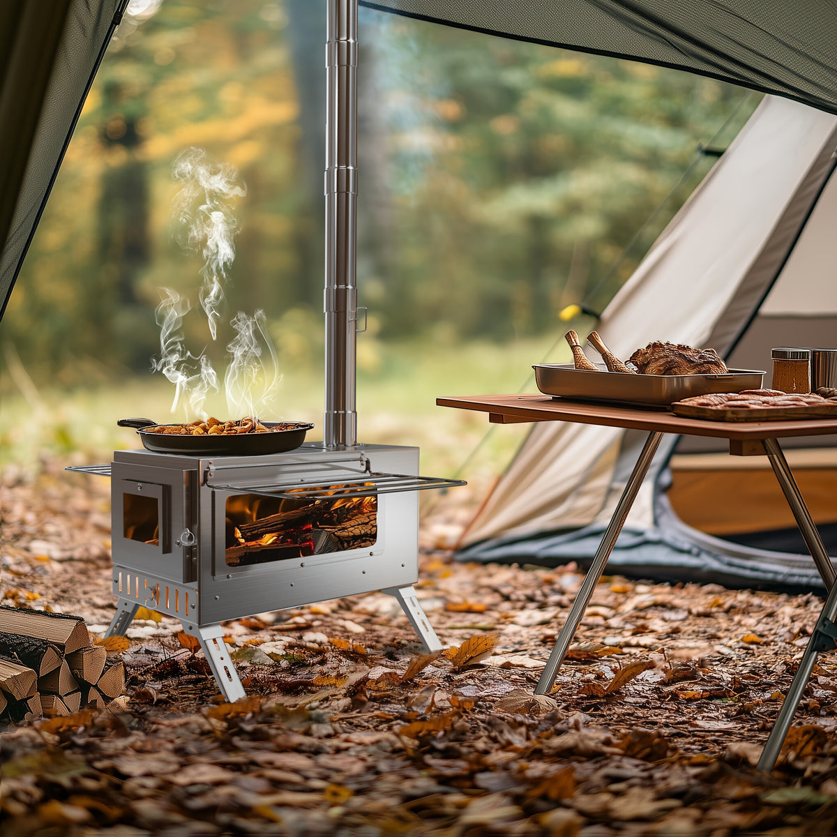 Réchauds portables, acier inoxydable pour cuisine et coin repas – vue détaillée 10
