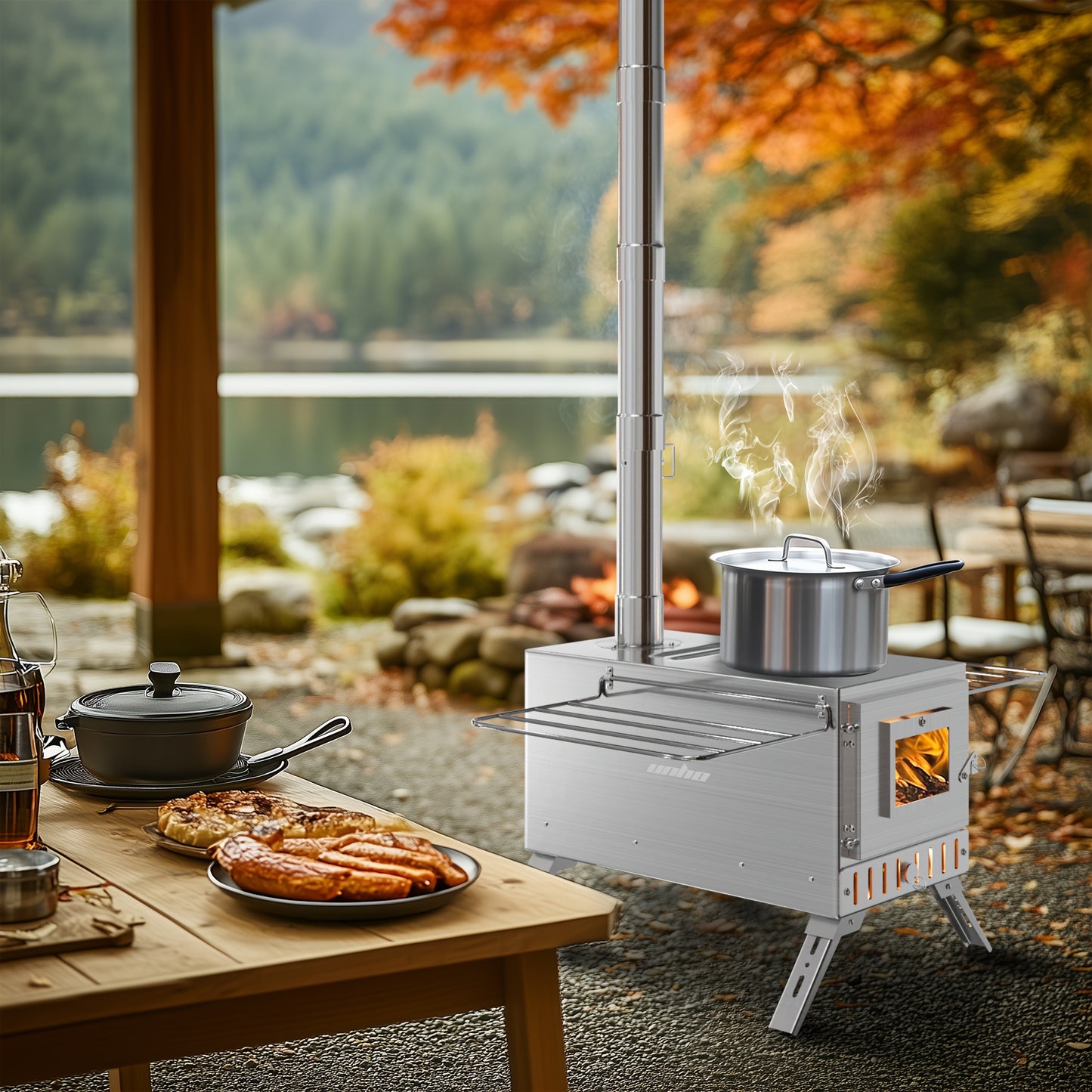 Réchauds portables, acier inoxydable pour cuisine et coin repas – vue détaillée 11