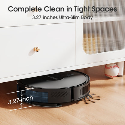 Robot aspirateur laveur, 9,98cm pour nettoyage domestique et cuisine – vue détaillée 4