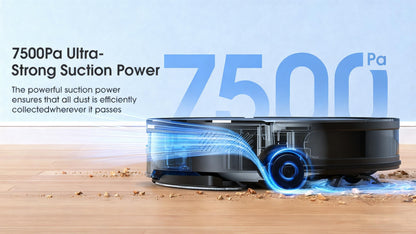 Robot aspirateur laveur, 9,98cm pour nettoyage domestique et cuisine – vue détaillée 12