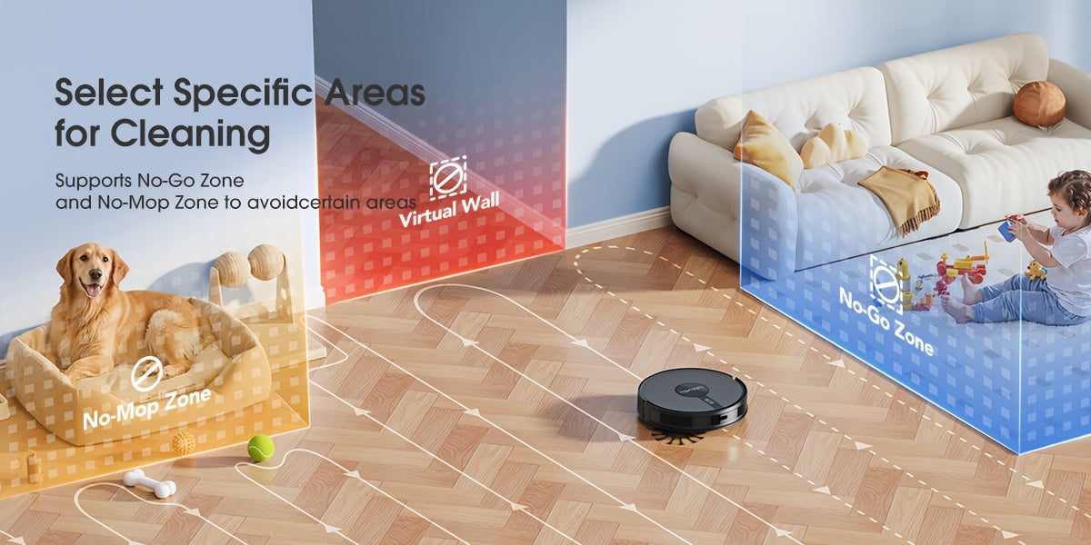 Robot aspirateur laveur, 9,98cm pour nettoyage domestique et cuisine – vue détaillée 19