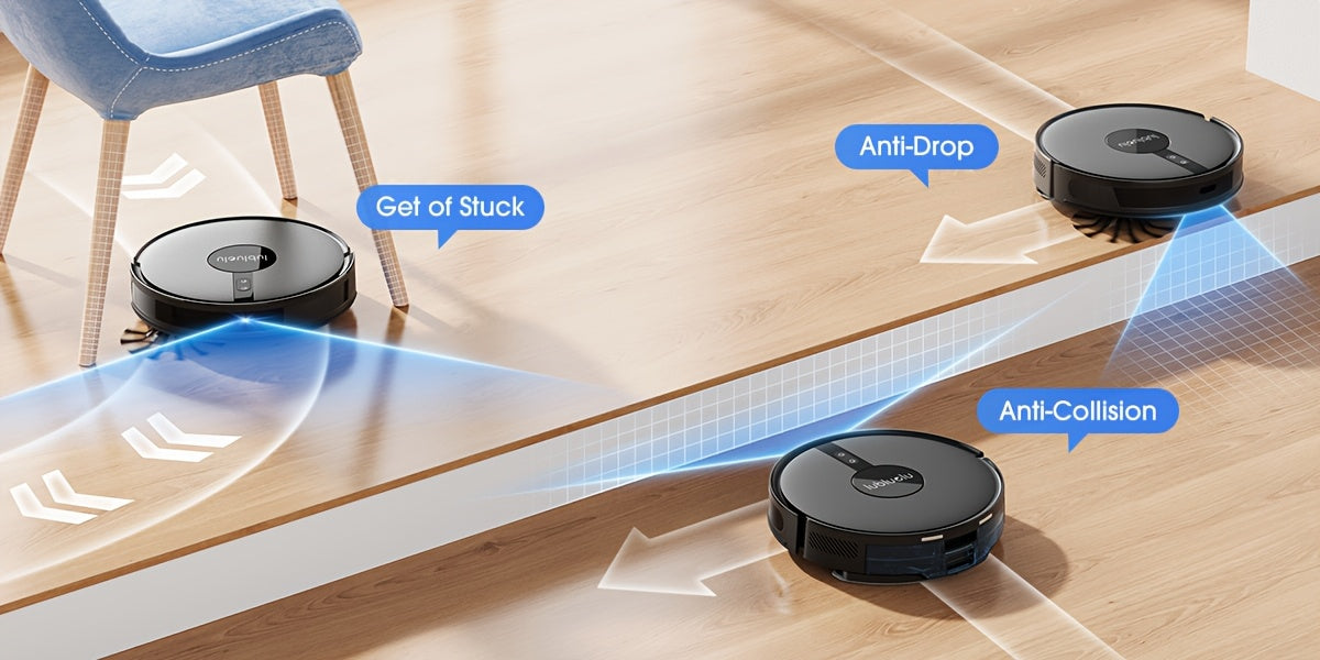 Robot aspirateur laveur, 9,98cm pour nettoyage domestique et cuisine – vue détaillée 20
