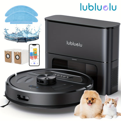 Robot aspirateur laveur, Aspirateur Robotique 3-en-1 pour cuisine et nettoyage domestique – vue détaillée 3