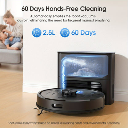 Robot aspirateur laveur, Aspirateur Robotique 3-en-1 pour cuisine et nettoyage domestique – vue détaillée 5