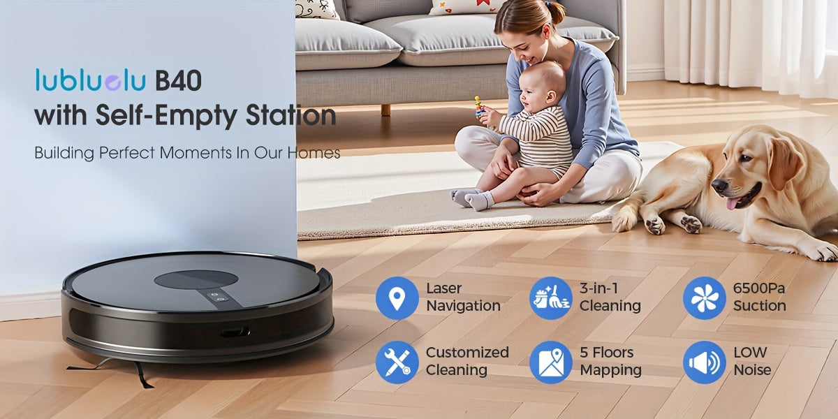 Robot aspirateur laveur, Aspirateur Robotique 3 en 1 pour nettoyage domestique – vue détaillée 16