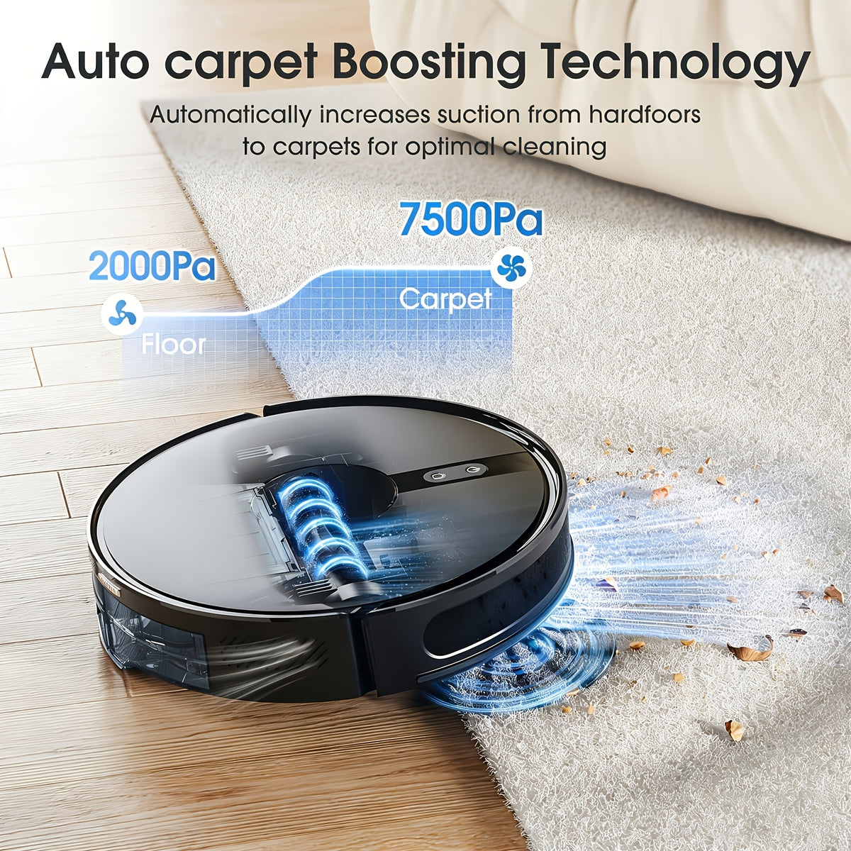 Robot aspirateur laveur, Black2-B40 pour nettoyage domestique et cuisine – vue détaillée 9