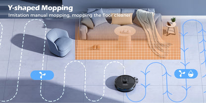 Robot aspirateur laveur pour nettoyage domestique et cuisine – vue détaillée 13