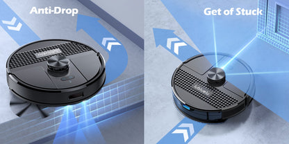 Robot aspirateur laveur pour nettoyage domestique et cuisine – vue détaillée 17