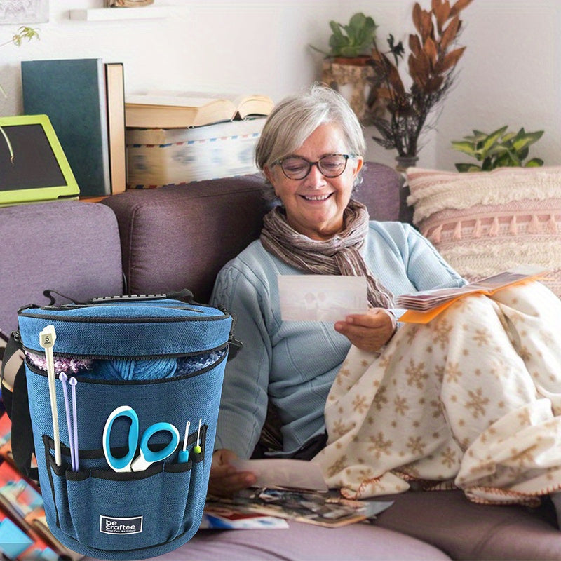 Sac à crochet BeCraftee XL, Le code B015HVQDIY pour fournitures de crochet et outils – vue détaillée 3