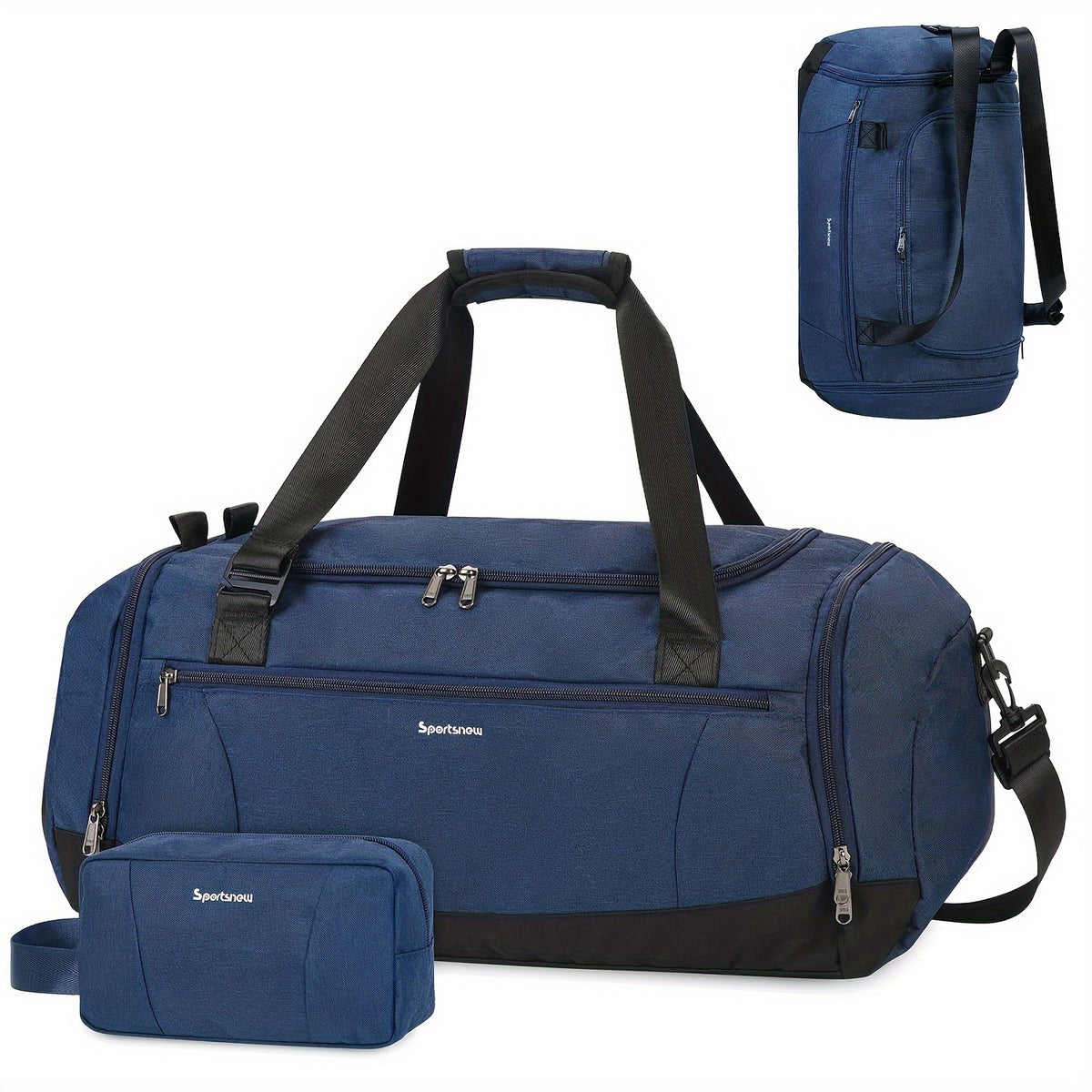 Sac à dos, Bleu marine pour quotidien et école – vue détaillée 9