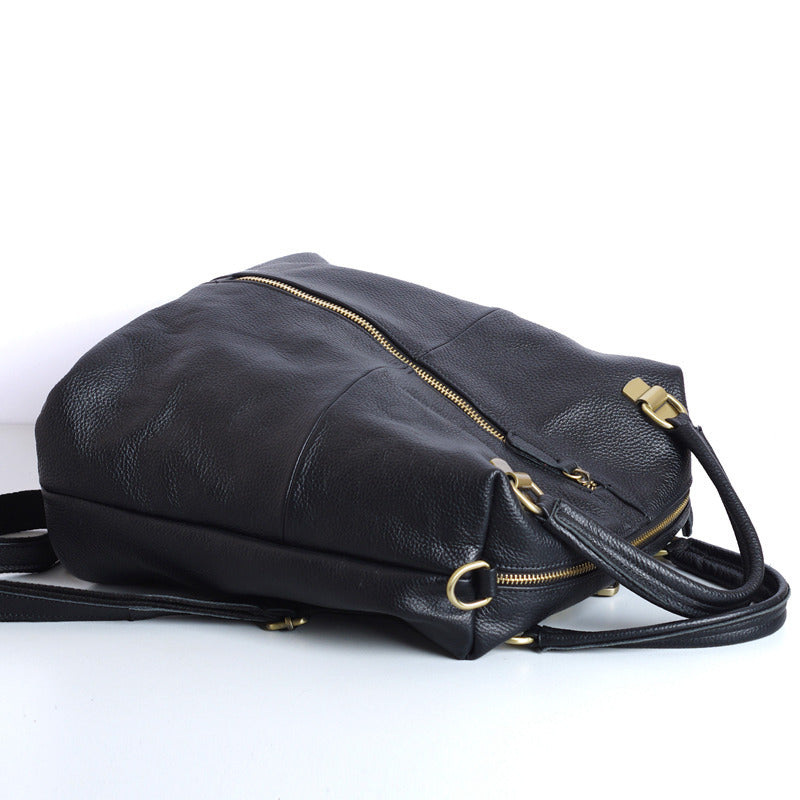 Sac à dos, cuir pour quotidien et école – vue détaillée 3