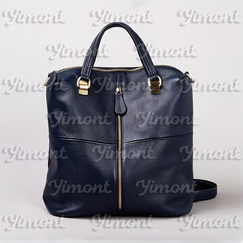 Sac à dos, cuir pour quotidien et école – vue détaillée 4