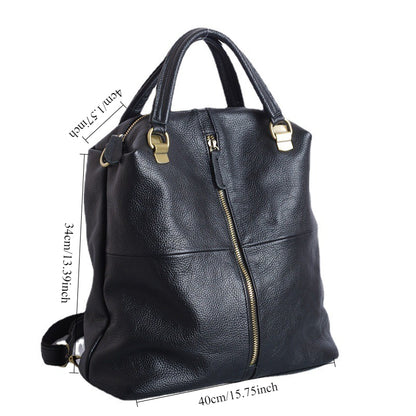 Sac à dos, cuir pour quotidien et école – vue détaillée 5