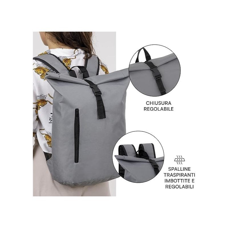 Sac à dos, GRIS pour quotidien – vue détaillée 5