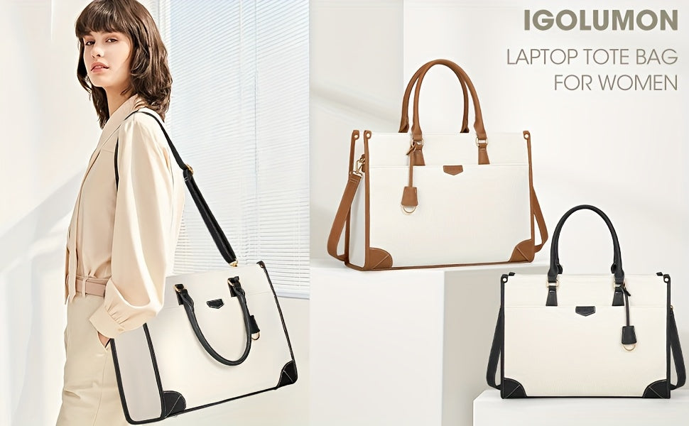 Sac à Main IGOLUMON, 39,62 cm pour Femme Sac d'Ordinateur Portable 39 et quotidien – vue détaillée 10