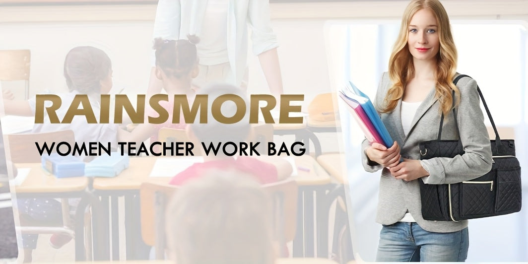 Sac d'enseignant Sac, Noir pour ordinateur portable Sacoche pour femmes et infirmières – vue détaillée 12