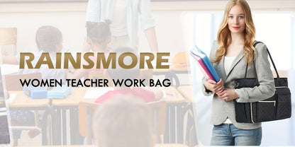Sac d'enseignant Sac, Noir pour ordinateur portable Sacoche pour femmes et infirmières – vue détaillée 12