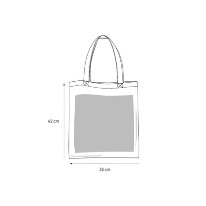 Sac de Courses en Coton, BLANC pour quotidien et maison – vue détaillée 2