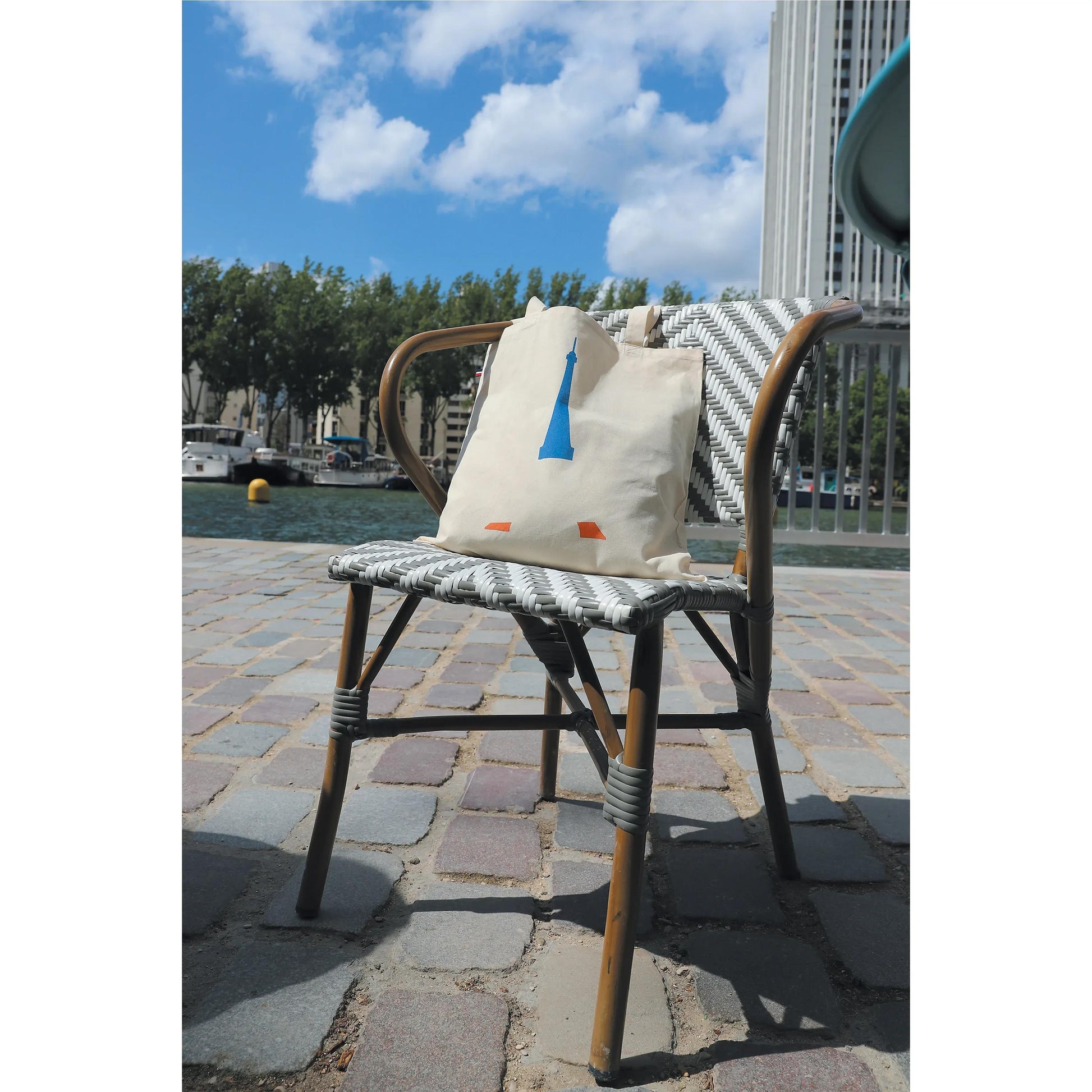 Sac de Courses en Coton, BLANC pour quotidien et maison – vue détaillée 6