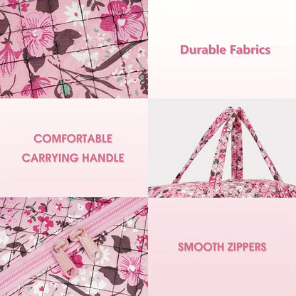 Sac de Sport et Voyage, Imprimé Léopard Rose pour camping et voyage – vue détaillée 5