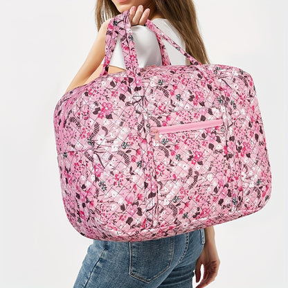 Sac de Sport et Voyage, Imprimé Léopard Rose pour camping et voyage – vue détaillée 12