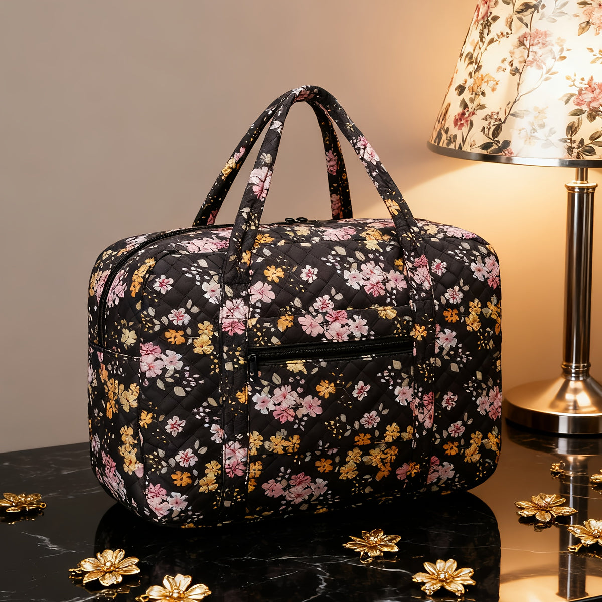 Sac de Sport et Voyage, Imprimé Léopard Rose pour camping et voyage – vue détaillée 20