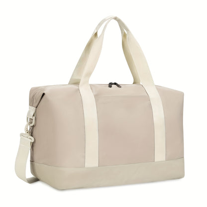 Sac de voyage unisexe, Beige pour camping et voyage – vue détaillée 6