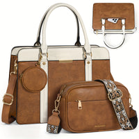 Marron Et Blanc