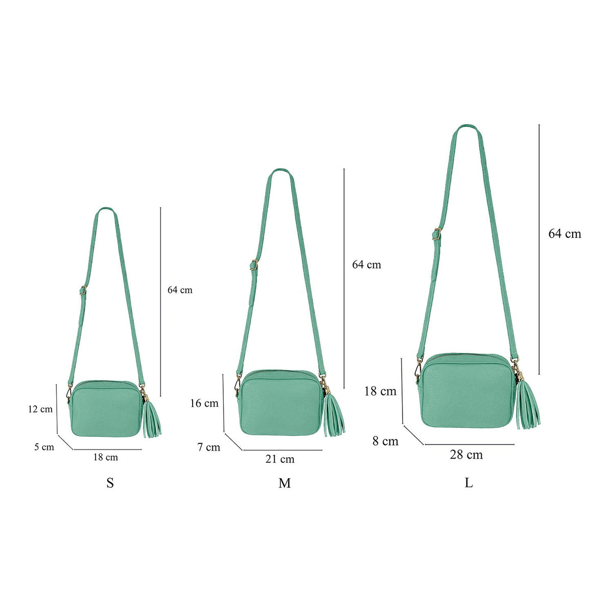 Sacs baguette, cuir pour femme cod et quotidien – vue détaillée 24