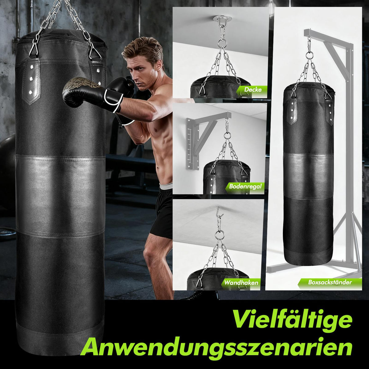 Sacs de frappe, 100 cm pour adultes et entraînement MMA – vue détaillée 8