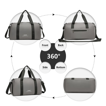 Sacs polochon, Gris pour camping et voyage – vue détaillée 12