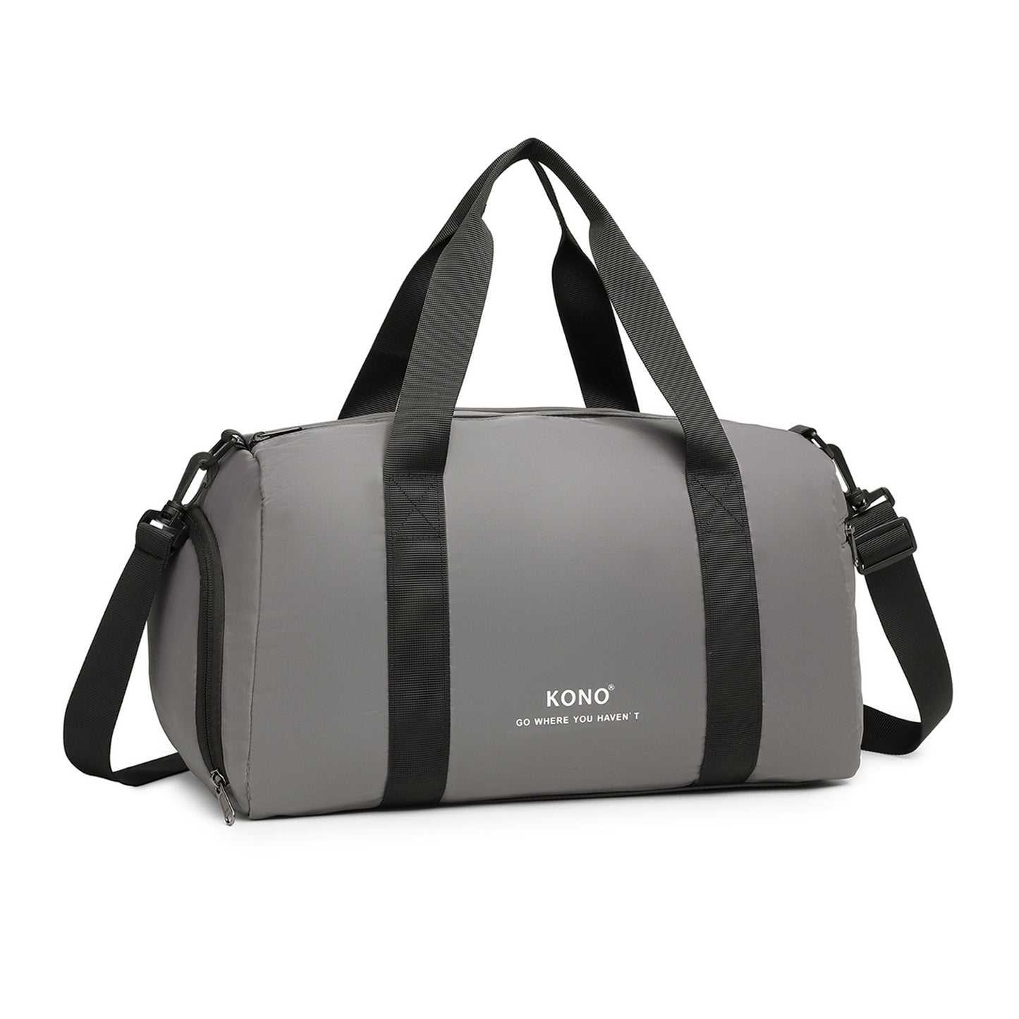 Sacs polochon, Gris pour camping et voyage – vue détaillée 19