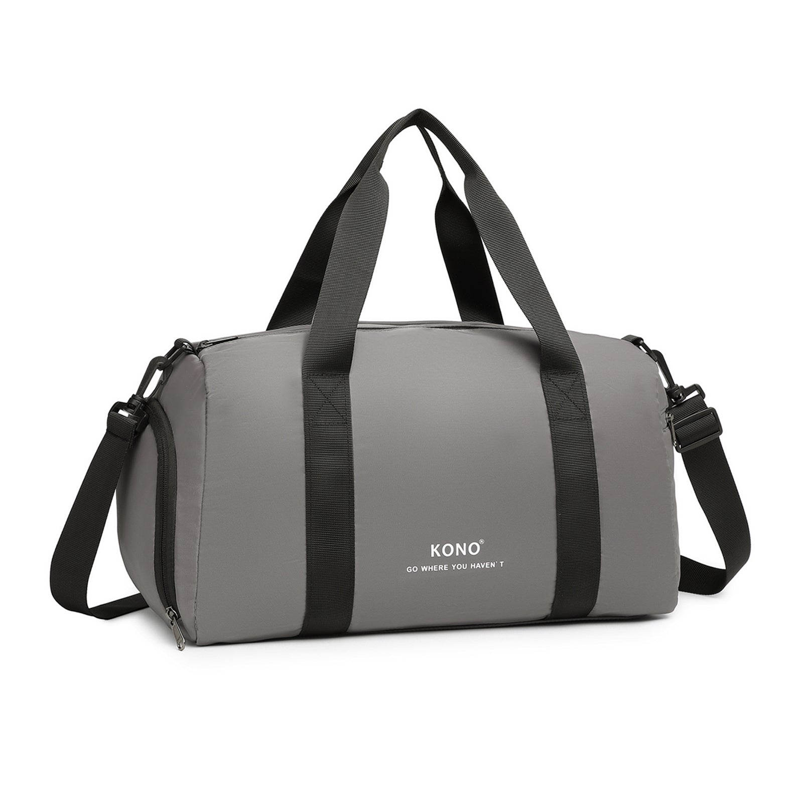 Sacs polochon, Gris pour camping et voyage – vue détaillée 19