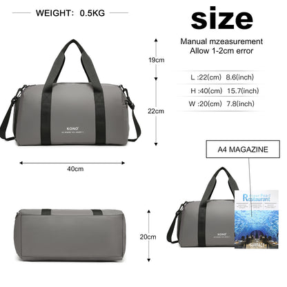 Sacs polochon, Gris pour camping et voyage – vue détaillée 22