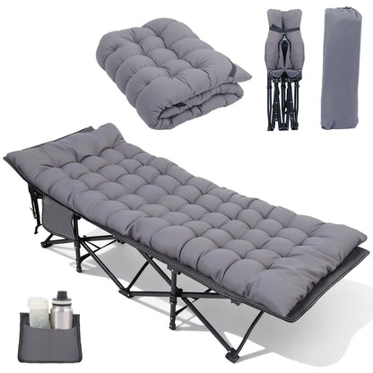 Sekey Lit de Camping, pliable pour jardin et terrasse – vue principale