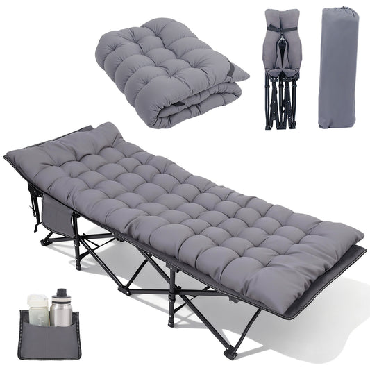 Sekey Lit de Camping, pliable pour jardin et terrasse – vue principale