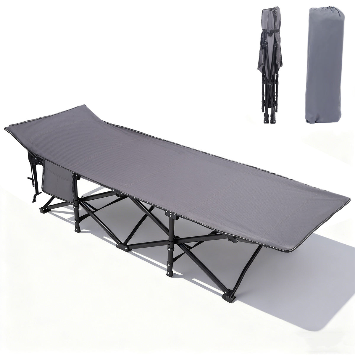 Sekey Lit de Camping, pliable pour jardin et terrasse – vue détaillée 11
