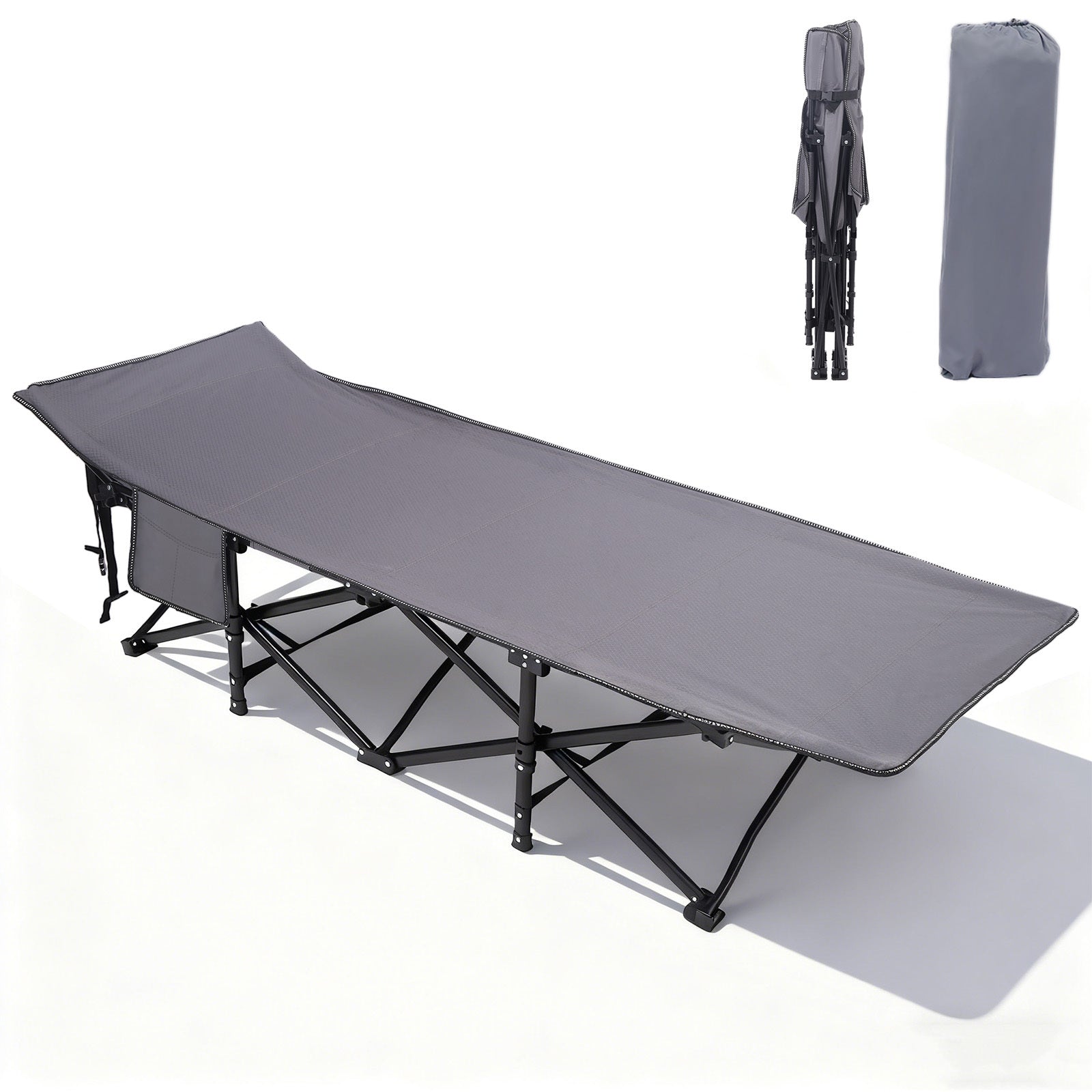 Sekey Lit de Camping, pliable pour jardin et terrasse – vue détaillée 11
